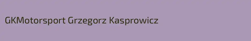 GKMotorsport Grzegorz Kasprowicz